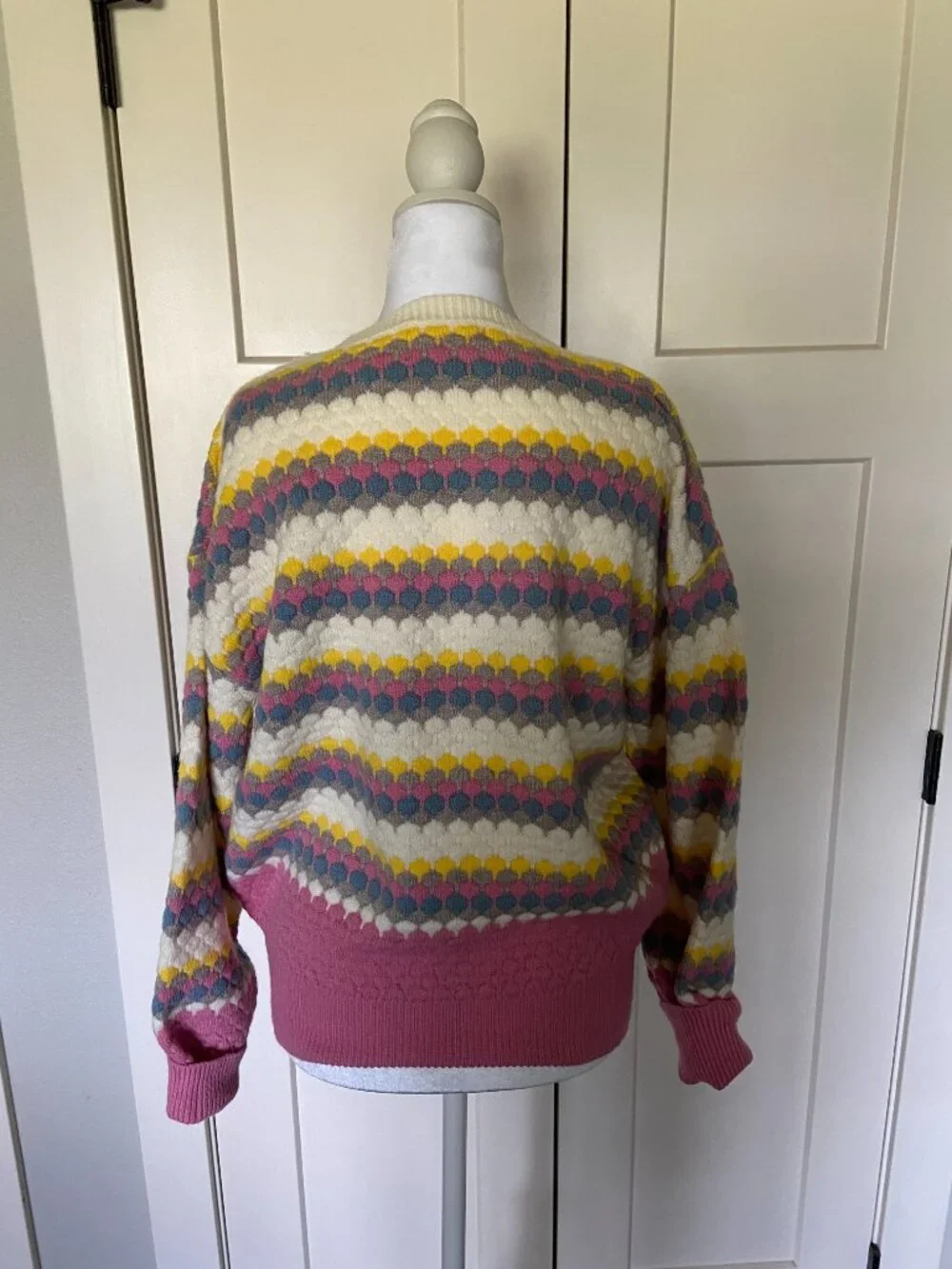 Absolutely Multi Color Pattern Knit Sweater Size Medium - Picture 3 of 4